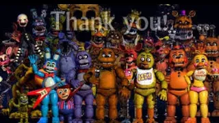 Fnaf animatronics sing the five nights at Freddy's song