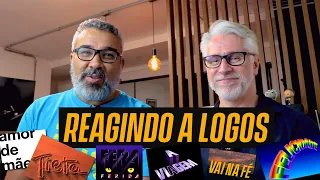 Reagindo a logos de novelas