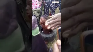 Police Interrogate One Of The Suspected Cultists Who Killed A DPO In Ahoada-East LGA Of Rivers State