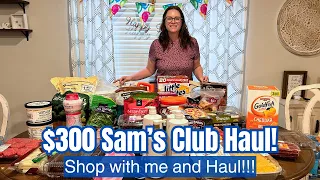 $300 Sam’s Club Haul | Shop with me and haul!