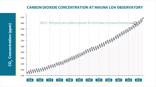 Recut of Scripps Inst. of Oceanography, Univ. of Cal., S.D.'s - Keeling Curve Data Animation