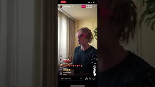 Peaches acoustic Instagram live Justin Bieber