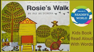 🐔🦊 Kids Books Read Aloud | Rosie’s Walk by Pat Hutchins | Children’s Picture Books | Beginner Books