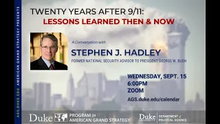 Twenty Years After 9/11: Lessons Learned Then and Now