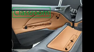 BMW e46 M3 Cinnamon Leather Door Card Colour Change.