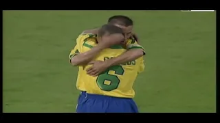 Roberto Carlos Incredible Freekick ( France 1997) 720p ( English Commentary)