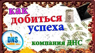 Как стать успешным и богатым. КОМПАНИЯ ДНС