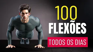 100 FLEXÕES POR DIA (2024): O que acontece com seu corpo quando você faz 100 FLEXÕES TODOS OS DIAS