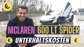 McLaren 600 LT Spider maintenance costs | 600 hp