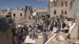 Airstrikes continue to hit Sanaa over the weekend