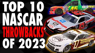 Top 10 NASCAR Throwbacks of 2023