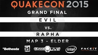 Evil vs. Rapha - GRAND FINALS - Map 3 - Elder (QUAKECON 2015 DUEL)