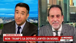 Trump's new hip-hop attorney instantly collapses on MSNBC