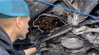 Part1 Oil Pump removing pan removal Audi A4 a5 a6 q5 tfsi Quattro b8 b8.5  Pressure light fault 2.0t