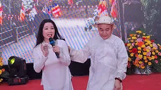 Nghệ Sĩ Xuân Hinh, Thanh Thanh Hiền - Xuân Nghĩa. biểu diễn lễ khánh thành chùa Am Linh.