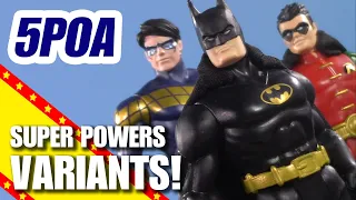 BLACK BATMAN! KNIGHTFALL NIGHTWING! RETURNS TIM DRAKE! Super Powers Action Figure Variants Review