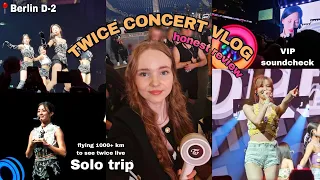 TWICE CONCERT VLOG✨️| Solo trip to RTB in Berlin D-2 | VIP soundcheck, numbering mess and more