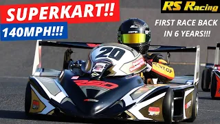 Rob Stubbs - 250 Superkart - Round 1 - Oulton Park. 12th to 5th place! First race back in 6 years!