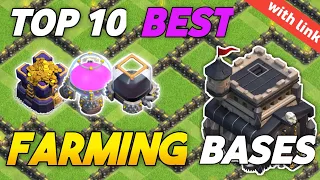Top 10 Best Th9 Farming Bases 2023 | Best Bases for Th9 Farming with Link!