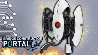 ПО МНЕ СТРЕЛЯЮТ ПУЛЕМЕТЫ В BRIDGE CONSTRUCTOR PORTAL