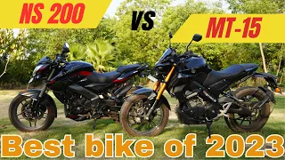 Yamaha MT15 vs Pulsar NS200, What to buy in 2023 ? " Best Naked Motorbike for 2023