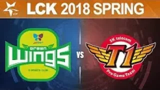 JAG vs SKT, Game 3   LCK Spring 2018   Jin Air GreenWings vs SK telecom T1
