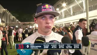 2015 Singapore - Post-Race: Verstappen: 'No reason' to let teammate pass