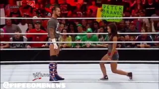 Aj lee proposes cm punk ~ wwe, raw