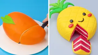 Top Fondant Fruit Cake Compilation | Easy Cake Decorating Ideas | So Tasty Cakes Recipes #2