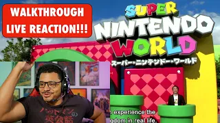 Super Nintendo World Walkthrough - Live Reaction!