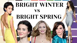 BRIGHT WINTER VS BRIGHT SPRING: DIFFERENCES & SIMILARITIES