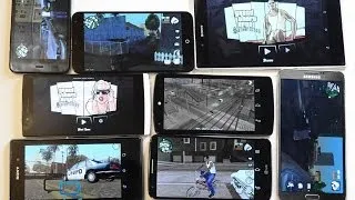 Как GTA San Andreas идет на Nexus 5, Xperia Z1, Note 3, Meizu MX3, LG G2