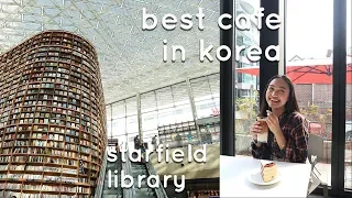 KOREA TRAVEL VLOG: CAFE 89 MANSION, STARFIELD LIBRARY, SMTOWN COEX MALL | Geraldine Gallardo