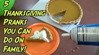 5 Thanksgiving Pranks You Can Do On Family - HOW TO PRANK (Evil Booby Traps) | Nextraker