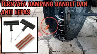 CARA TAMBAL BAN TUBELESS DENGAN MUDAH ANTI LEPAS.