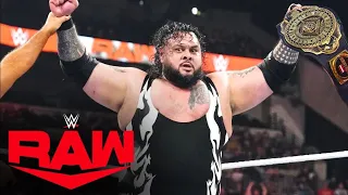 BRONSON REED Defeat GUNTHER & Wins Intercontinental Championship At Raw | Monday Night Raw Highlight