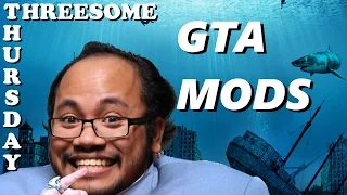 Spiderman! TheJoker! Tsunami! Crashing Our Game - GTA V Mods