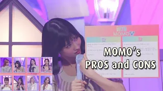 [ENG SUB] MOMO's Pros and Cons? 🤫
