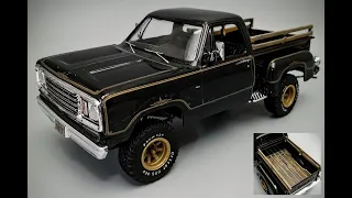 1977 Dodge Warlock 4x4 440 1/25 Scale Model Kit Build How To Assemble Decal Paint Woodgrain Plastic