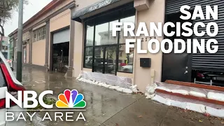 Heavy rainfall causes flooding in San Francisco