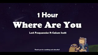 Lost Frequencies ft Calum Scott - Where Are You Now (1 Hour)