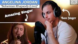 Bass Singer FIRST-TIME REACTION & ANALYSIS - Angelina Jordan | Bohemian Rhapsody (AGT)