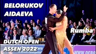Kirill Belorukov - Valeria Aidaeva | Dutch Open Assen 2022 | Rumba | WDC Professional Latin