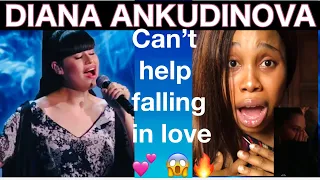 DIANA ANKUDINOVA Can’t Help Falling In Love🥰First Time Hearing (REACTION)|- Диана  Анкудинова