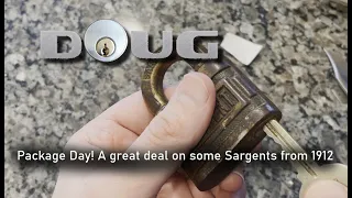 Antique Sargent push key locks, with Shimming Demonstration [116]