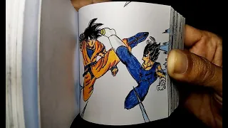 Son Goku vs Vegeta Flipbook | Dragon Ball