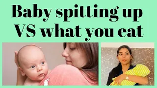 Baby spitting up vs What you eat