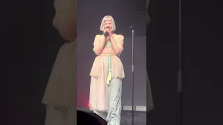 Aurora concert talking with fans in Sydney