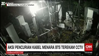 Aksi Pencurian Kabel Menara BTS Terekam CCTV | REDAKSI MALAM (16/12/21)