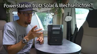 Powerstation trotz Solar und Wechselrichter im Wohnmobil  - Vorstellung Ecoflow Delta Mini